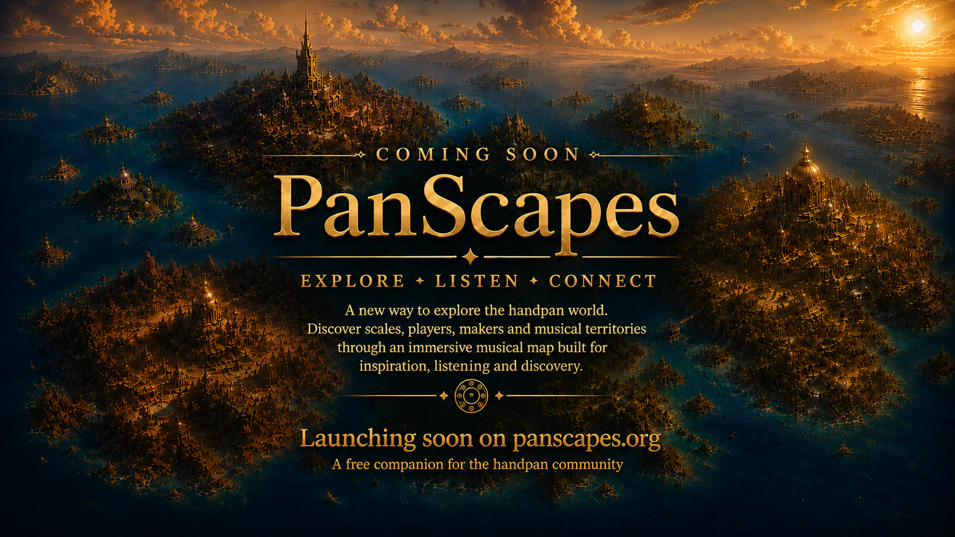PanScapes, a world of musical islands